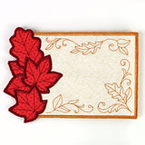 Fall Leaves Mug Rug (In-the-Hoop)