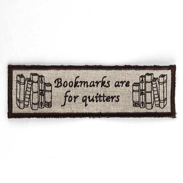For Quitters Bookmarks (In-the-Hoop)