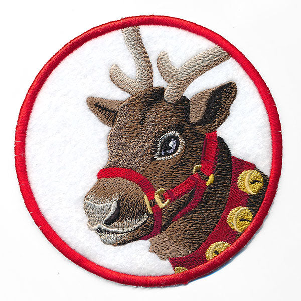 Christmas Cheer Coasters - Reindeer (In-the-Hoop)