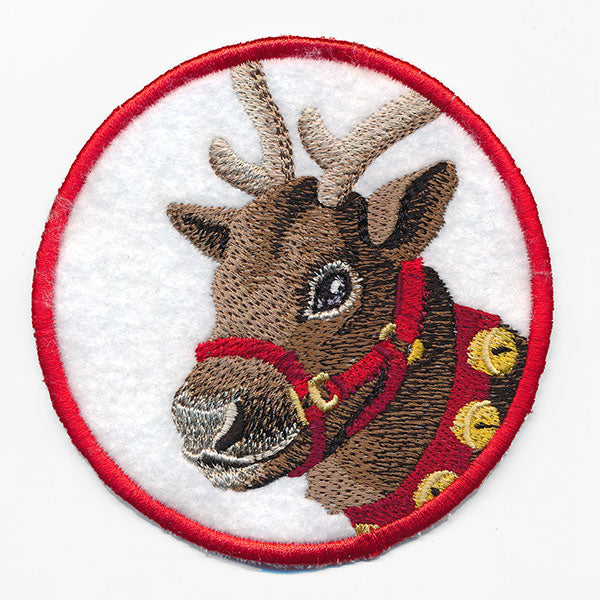 Christmas Cheer Coasters - Reindeer (In-the-Hoop)