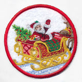 Christmas Cheer Coasters - Santa & Sleigh (In-the-Hoop)