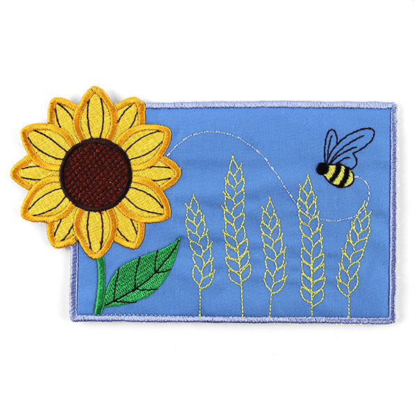 Autumn Sunflower Mug Rug (In-the-Hoop)