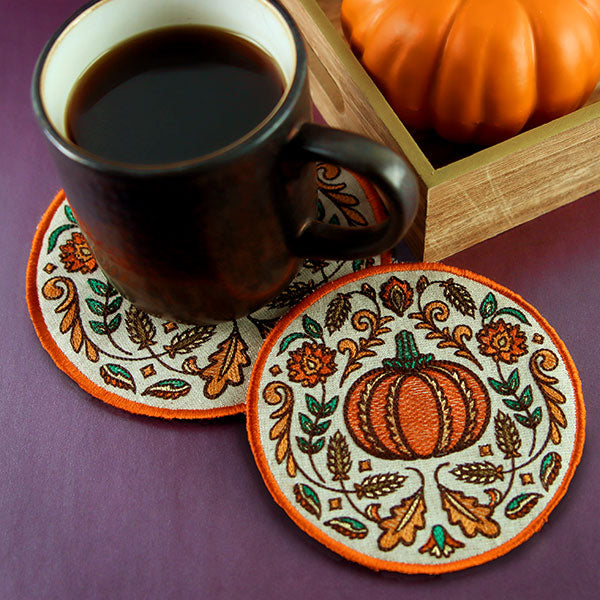 Harvest Folk Art Trivet (In-the-Hoop)