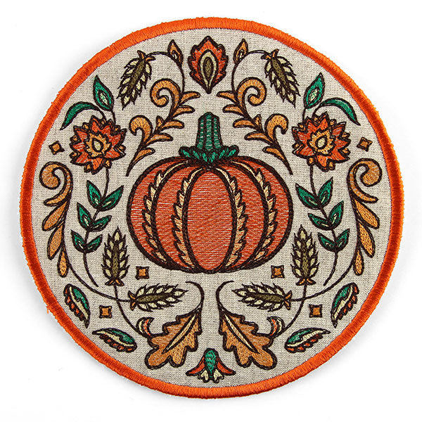 Harvest Folk Art Trivet (In-the-Hoop)