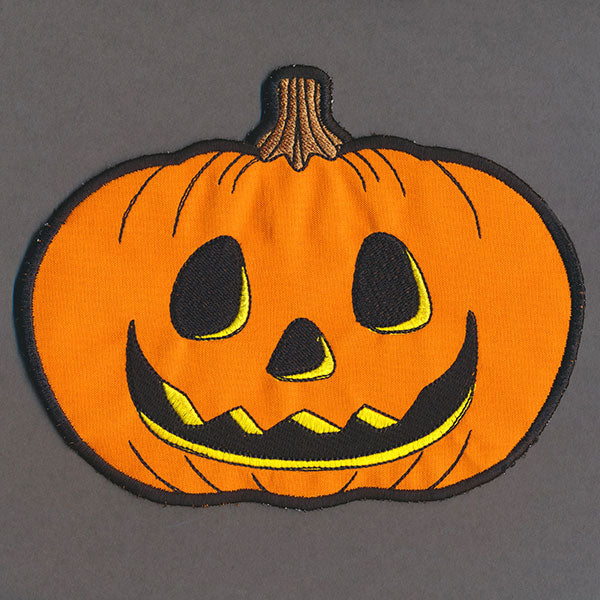 Up and Autumn Pillow Wrap - Jack o' lantern (In-the-Hoop)
