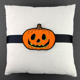 Up and Autumn Pillow Wrap - Jack o' lantern (In-the-Hoop)