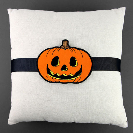 Up and Autumn Pillow Wrap - Jack o' lantern (In-the-Hoop)