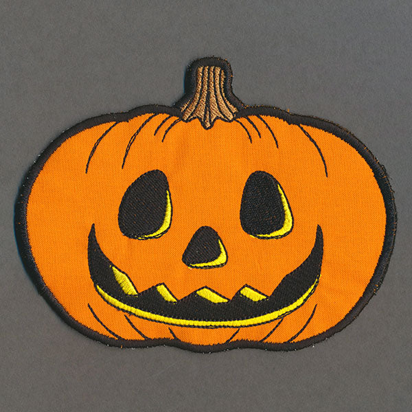 Up and Autumn Pillow Wrap - Jack o' lantern (In-the-Hoop)