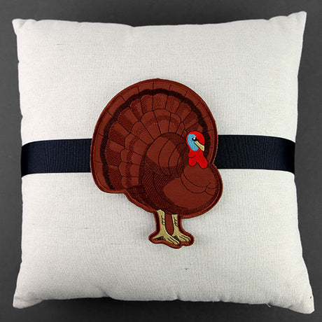 Up and Autumn Pillow Wrap - Turkey (In-the-Hoop)
