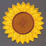 Up and Autumn Pillow Wrap - Sunflower (In-the-Hoop)