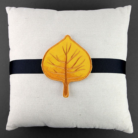 Up and Autumn Pillow Wrap - Aspen Leaf (In-the-Hoop)