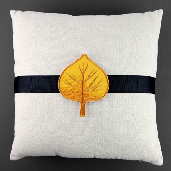 Up and Autumn Pillow Wrap - Aspen Leaf (In-the-Hoop)