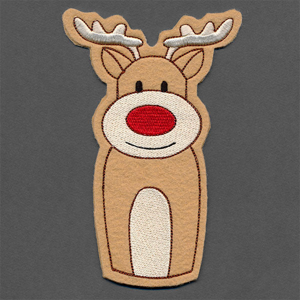 Reindeer Double Candy Cane Holder (In-the-Hoop)