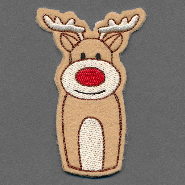 Reindeer Double Candy Cane Holder (In-the-Hoop)
