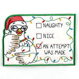 An Attempt Was Made Chicken Mug Rug (In-the-Hoop)