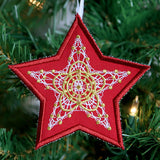 Regal Renaissance Star Ornament (In-the-Hoop)