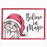 Believe in Magic Santa Mug Rug (In-the-Hoop)