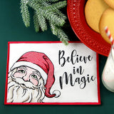 Believe in Magic Santa Mug Rug (In-the-Hoop)