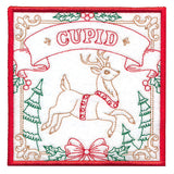 Santa's Reindeer Team Coaster - Cupid (In-the-Hoop)
