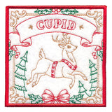 Santa's Reindeer Team Coaster - Cupid (In-the-Hoop)