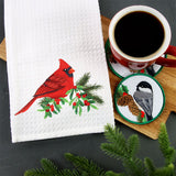 Winter Cheer Coaster - Chickadee (In-the-Hoop)