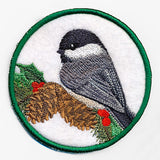 Winter Cheer Coaster - Chickadee (In-the-Hoop)