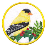 Winter Cheer Coaster - Goldfinch (In-the-Hoop)