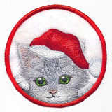 Here Christmas Kitty Kitty Coaster 2 (In-the-Hoop)