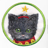 Here Christmas Kitty Kitty Coaster 3 (In-the-Hoop)