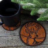 Winter Deer Coaster (In-the-Hoop)