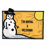 I'm Having a Meltdown Mug Rug (In-the-Hoop)