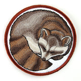 Sleeping Animal Coaster - Raccoon (In-the-Hoop)