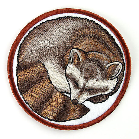 Sleeping Animal Coaster - Raccoon (In-the-Hoop)
