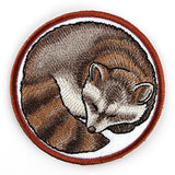 Sleeping Animal Coaster - Raccoon (In-the-Hoop)