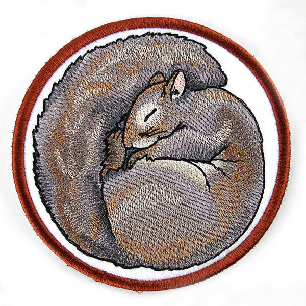 Sleeping Animal Coaster - Squirrel (In-the-Hoop)