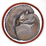 Sleeping Animal Coaster - Squirrel (In-the-Hoop)