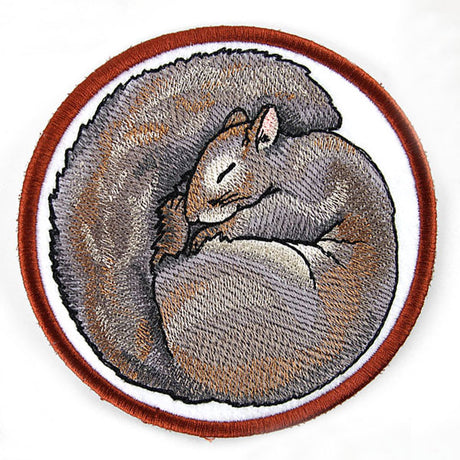 Sleeping Animal Coaster - Squirrel (In-the-Hoop)
