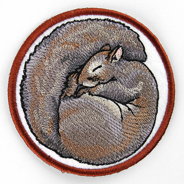 Sleeping Animal Coaster - Squirrel (In-the-Hoop)