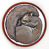 Sleeping Animal Coaster - Squirrel (In-the-Hoop)