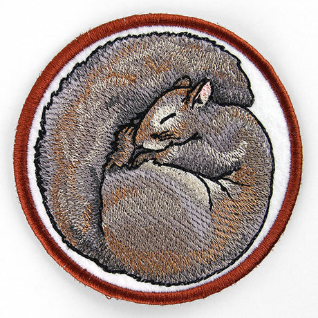 Sleeping Animal Coaster - Squirrel (In-the-Hoop)