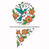 Sweet Hummingbird Pillow Pair