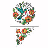 Sweet Hummingbird Pillow Pair