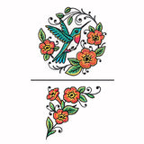 Sweet Hummingbird Pillow Pair