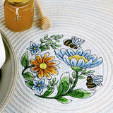 Buzzing Bees & Daisies Pillow Pair