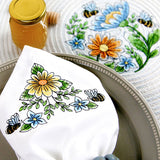 Buzzing Bees & Daisies Pillow Pair