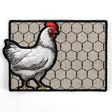 Farmhouse Chicken Mug Rug (In-the-Hoop)