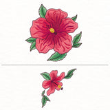 Blooming Hibiscus Pillow Pair (Heirloom Applique)