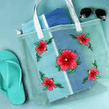 Blooming Hibiscus Pillow Pair (Heirloom Applique)