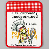 Currently Unsupervised Chicken Potholder (In-the-Hoop)