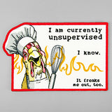 Currently Unsupervised Chicken Mug Rug (In-the-Hoop)